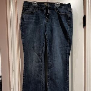 Old Navy Women's Dreamer 12 Petite Bootcut Blue Jeans